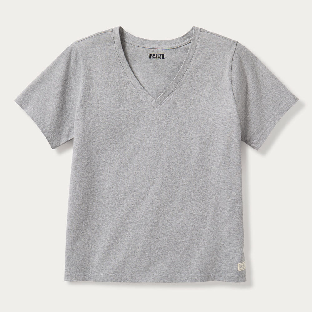 Women's Duluth Heritage Washed V-Neck Tee Main Image