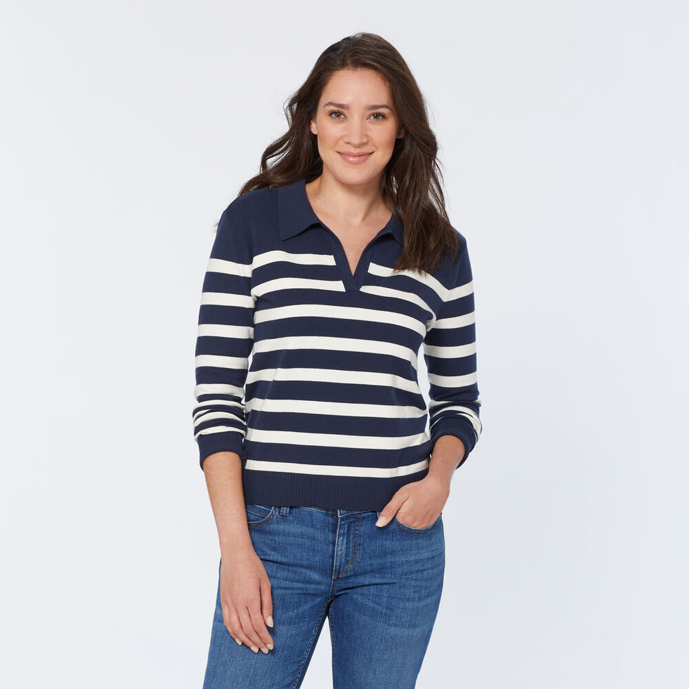 Women's Shiftless Collared Pullover Sweater Main Image