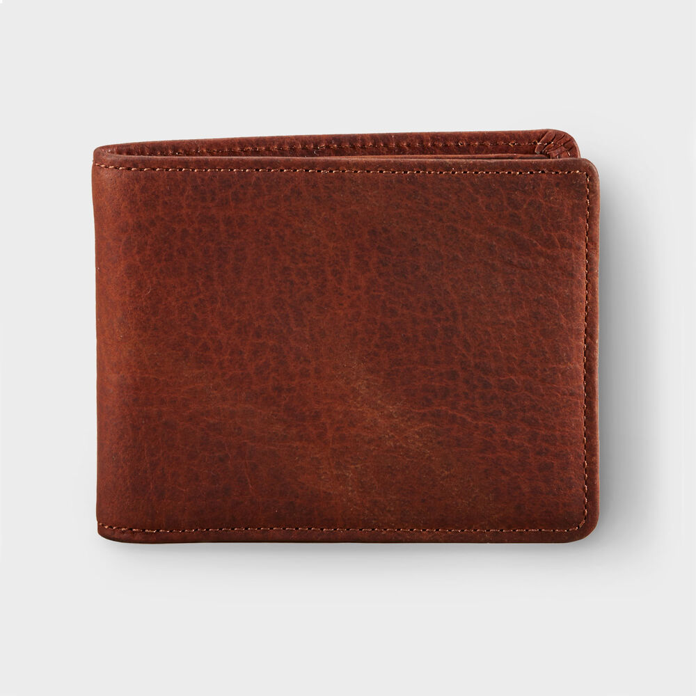 Men's Bison Leather Bi-Fold Wallet LOAM Main Image