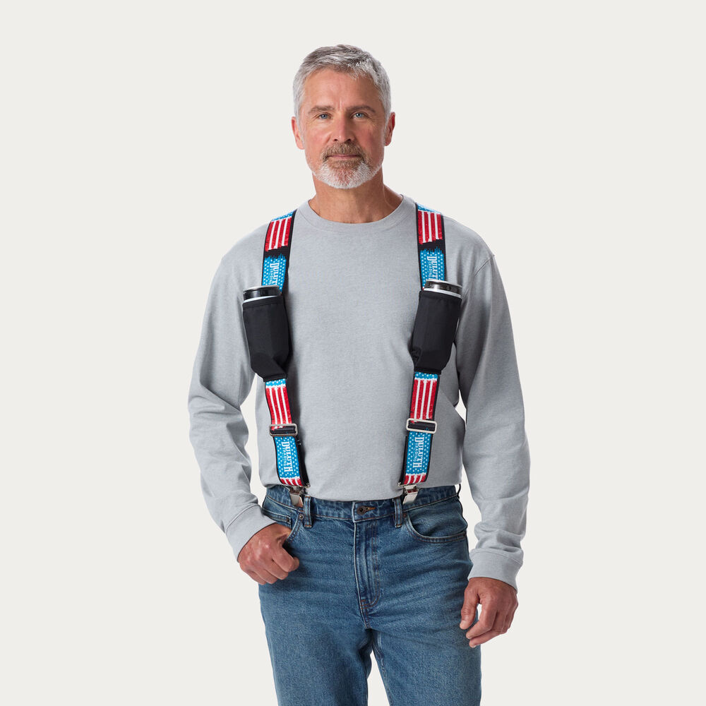 Men's X-Back Insulated Bevy Pocket Suspenders Main Image