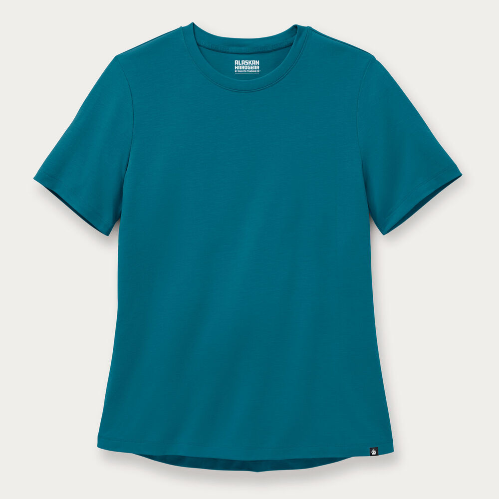 Women's AKHG Plus Renew Bamboo Crewneck Short Sleeve Tee Main Image