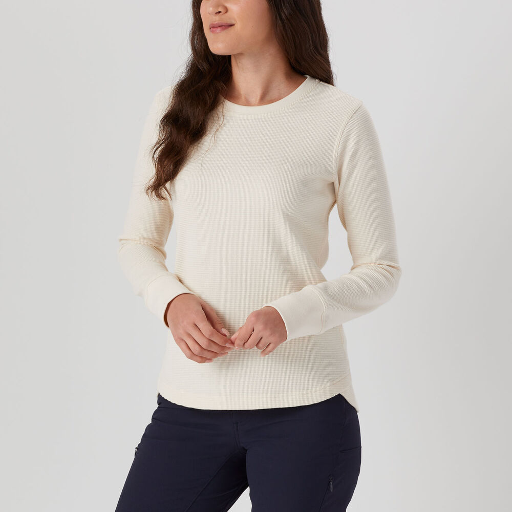 Women's Burly Thermal Long Sleeve Crew Main Image