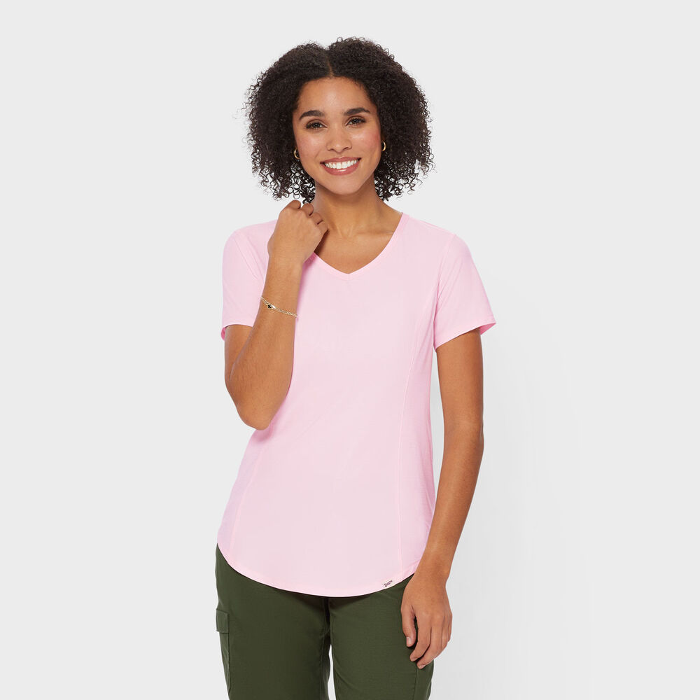 Women's Armachillo Short Sleeve V-Neck T-Shirt Main Image