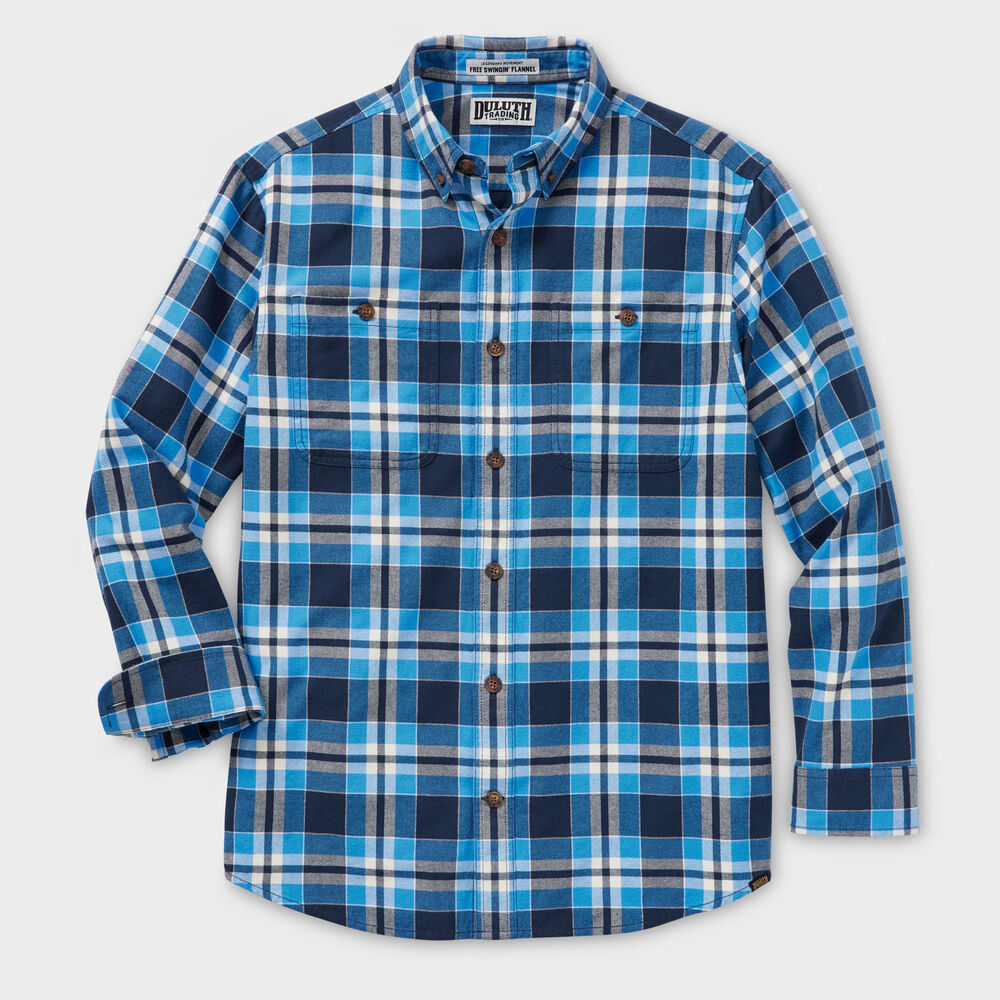 Men's Free Swingin' Flannel Relaxed Fit Shirt Main Image