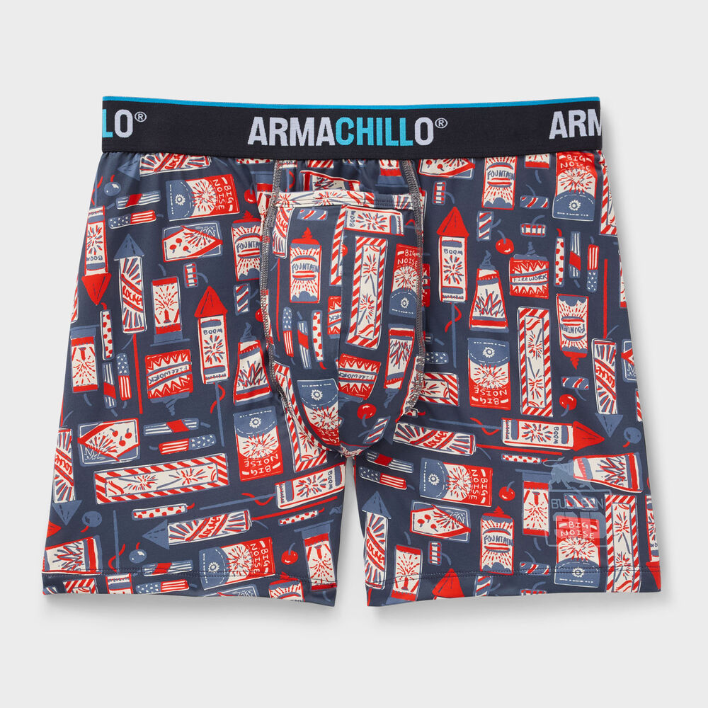Men's Armachillo Pattern Bullpen 3D Boxer Briefs Main Image