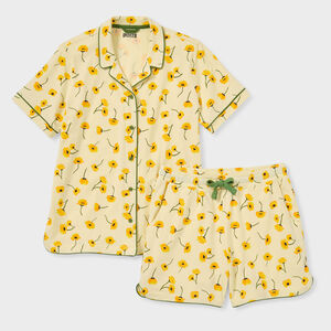 Women's Cotton Knit Printmaker Pajama Set