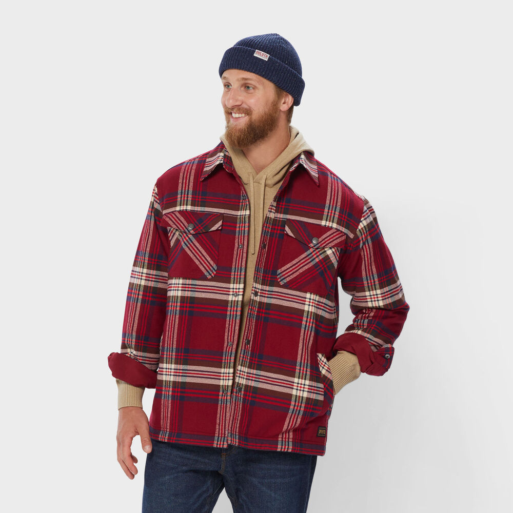 Men's Folklore Flannel Insulated Shirt Jac Main Image