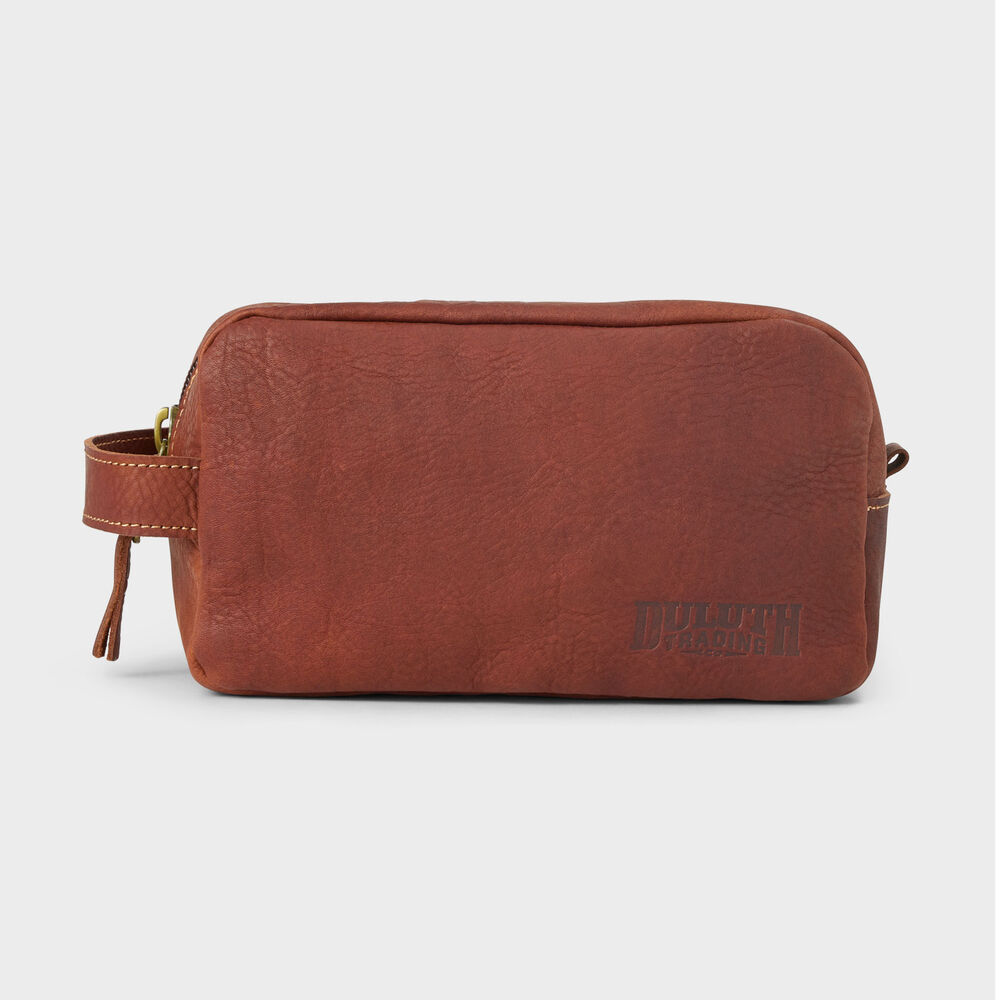 Leather Necessaries Bag BROWN Main Image