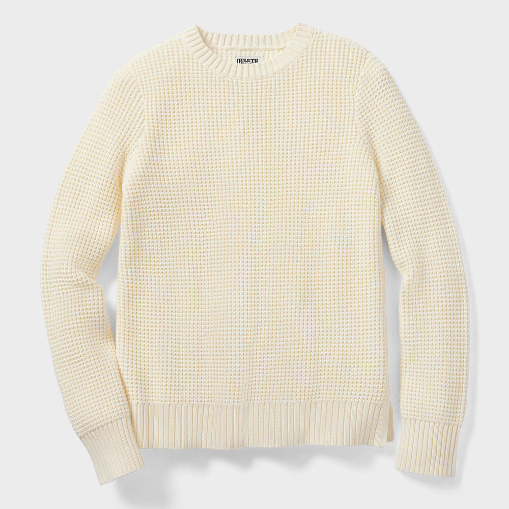 Women's Heritage Waffle Stitch Crew Sweater Main Image