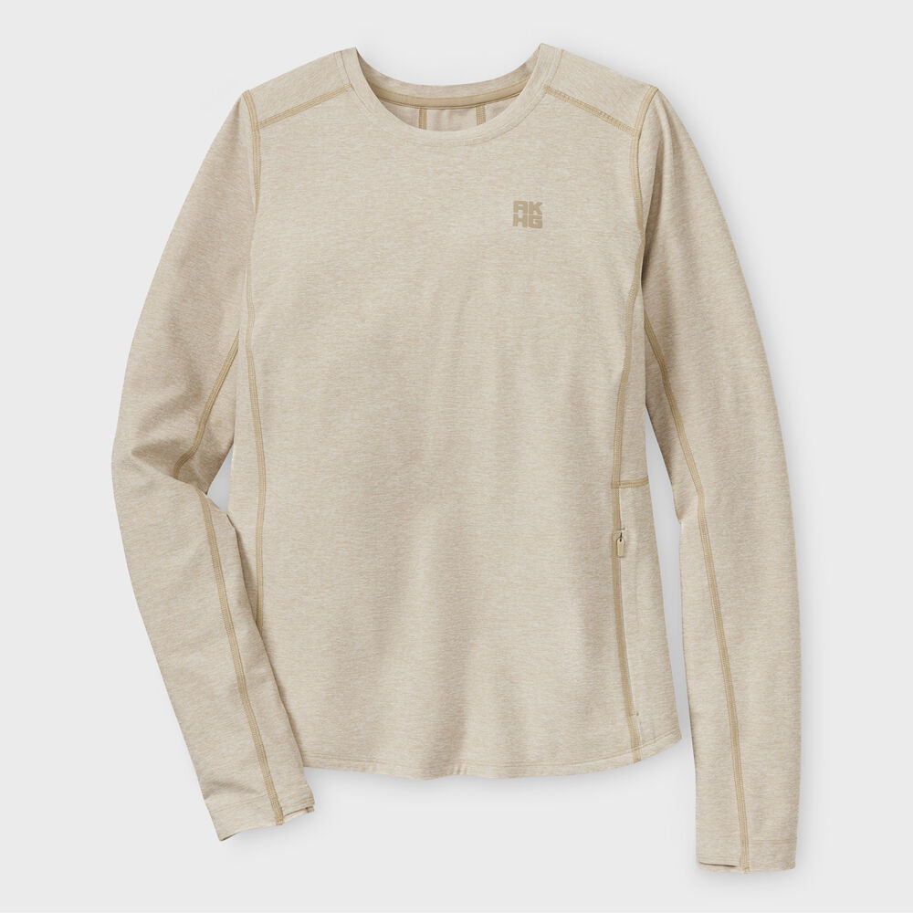 Women's AKHG Meltwater Long Sleeve Crew Shirt Main Image