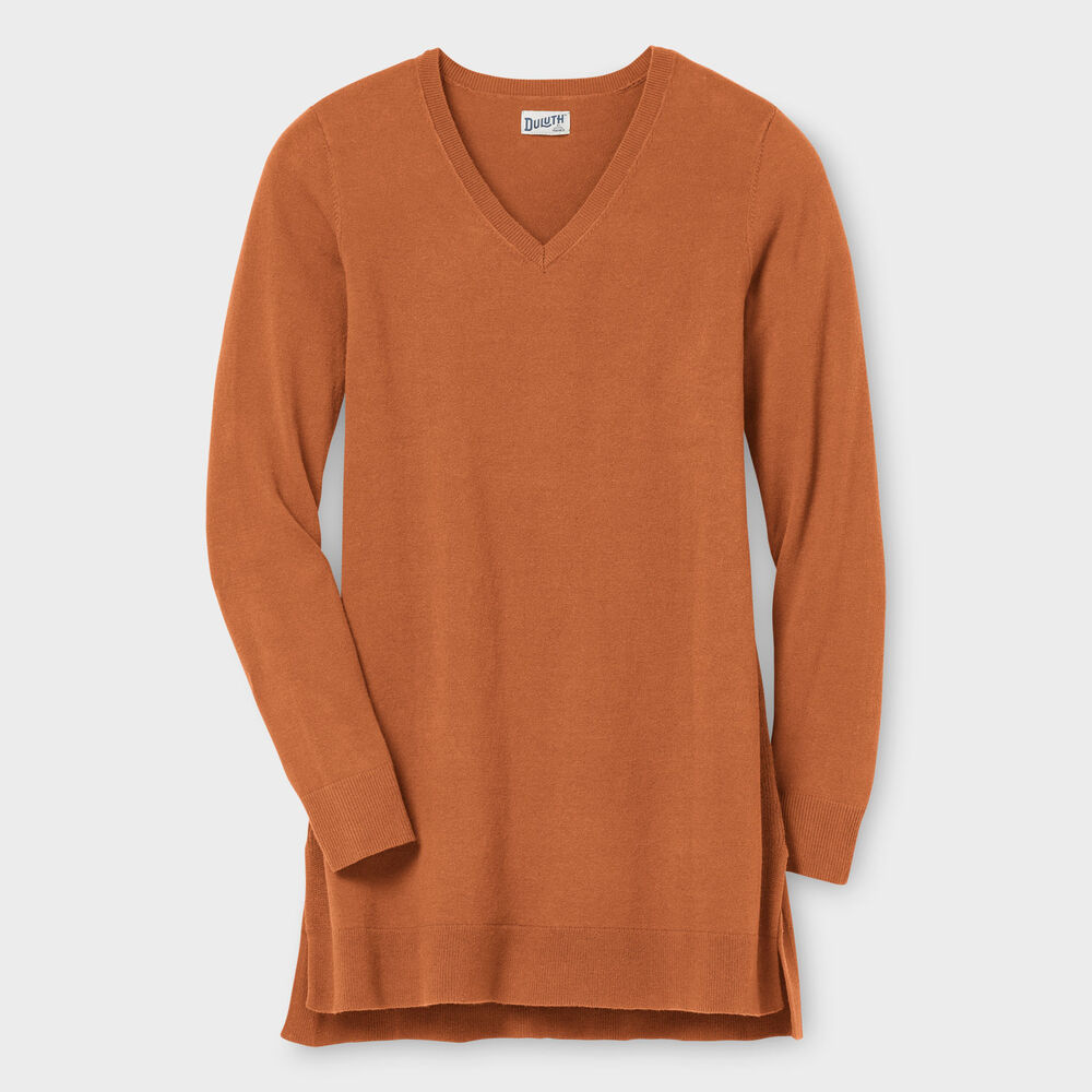 Women's Shiftless V-Neck Tunic Sweater Main Image