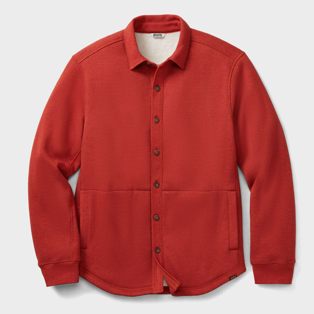 Men's Burly Thermal Sherpa-Lined Shirt Jac BKD MED Main Image