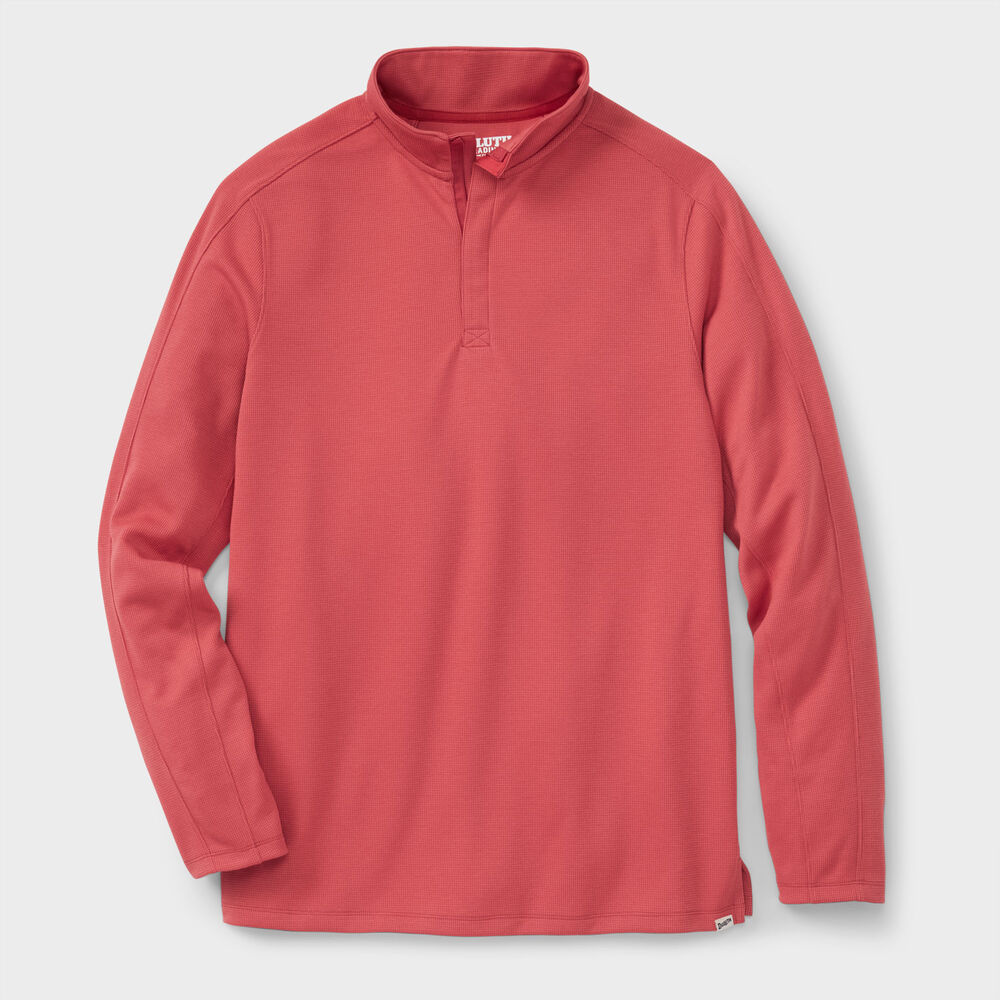 Men's Knuckledown 1/4 Zip Long Sleeve Pullover AAS 2XL REG Main Image