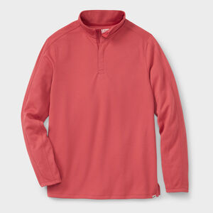 Men's Knuckledown 1/4 Zip Long Sleeve Pullover