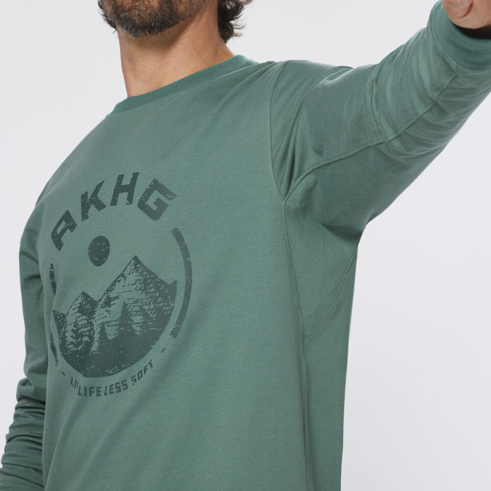 Men's AKHG Crosshaul Cotton Graphic Long Sleeve T Main Image