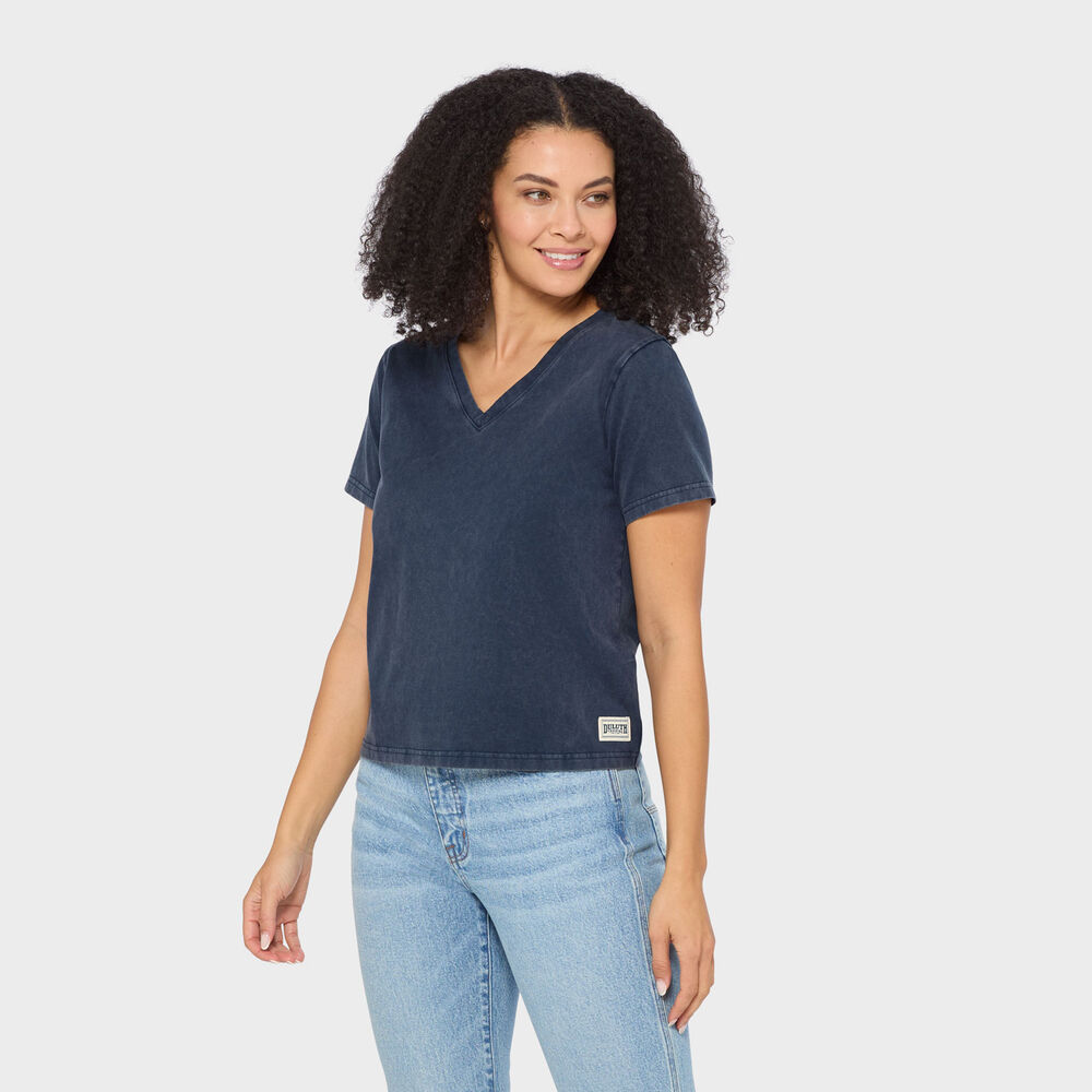 Women's Duluth Heritage Washed V-Neck Tee Main Image