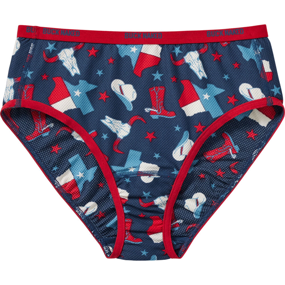 Women's Buck Naked Event Pattern Briefs Main Image