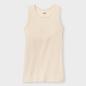 Women's No-Yank Rib Racerback Shelf Bra Tank