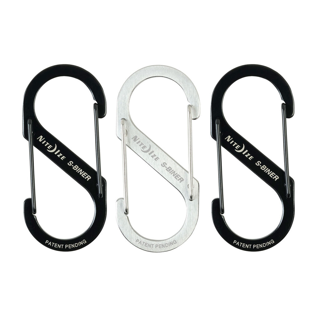 NiteIze S-Biner Dual Carabiner Stainless Steel #3 - 3 Pk. AST Main Image