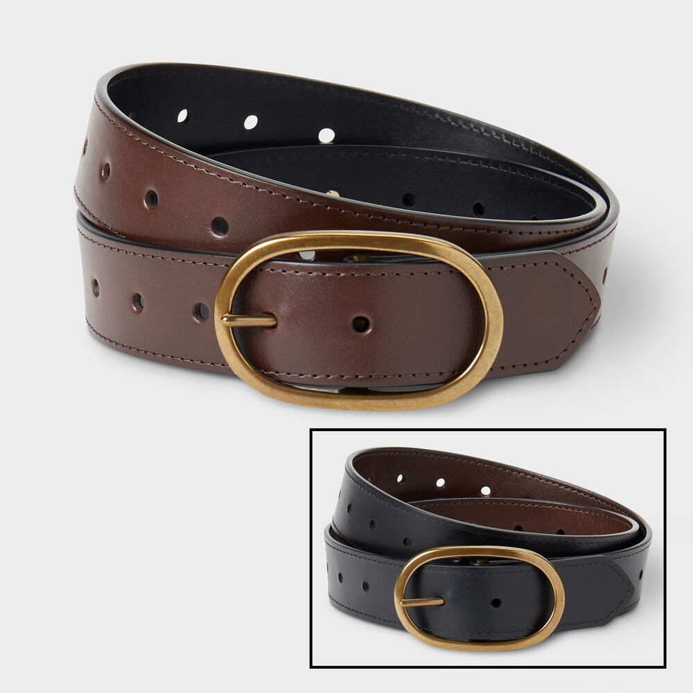 Women's Lifetime Leather Reversible Belt Main Image