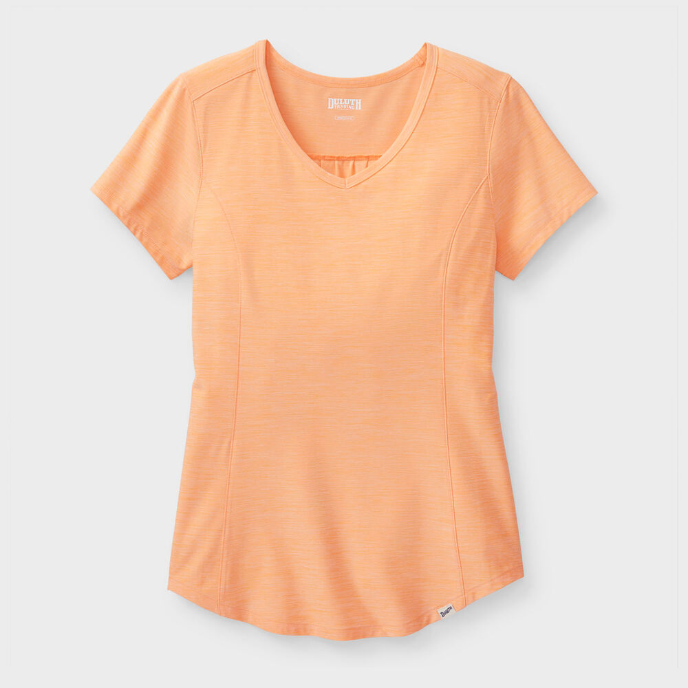 Women's Armachillo Short Sleeve V-Neck T-Shirt MSI XSM Main Image