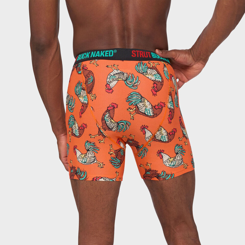 Men's Buck Naked Pattern Boxer Briefs Main Image