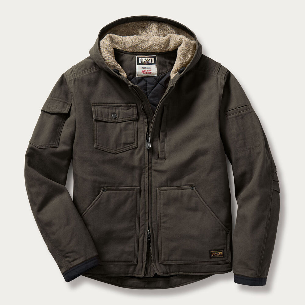 Men's Superior Fire Hose Hooded Jacket Main Image