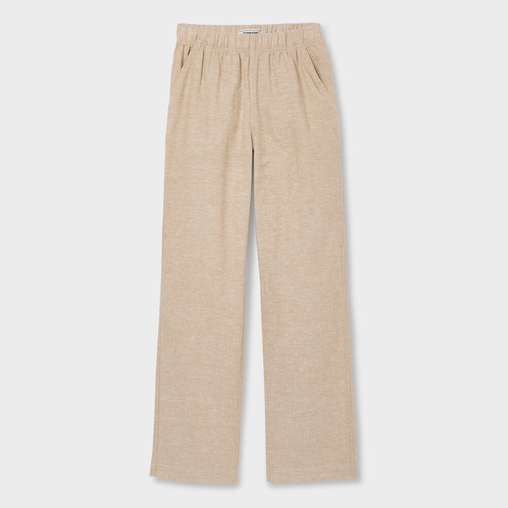 Women's Plus Artisan Hemp Relaxed Leg Pull-On Pants Main Image