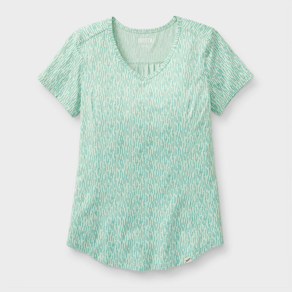 Women's Armachillo Short Sleeve V-Neck T-Shirt ARN XSM Main Image