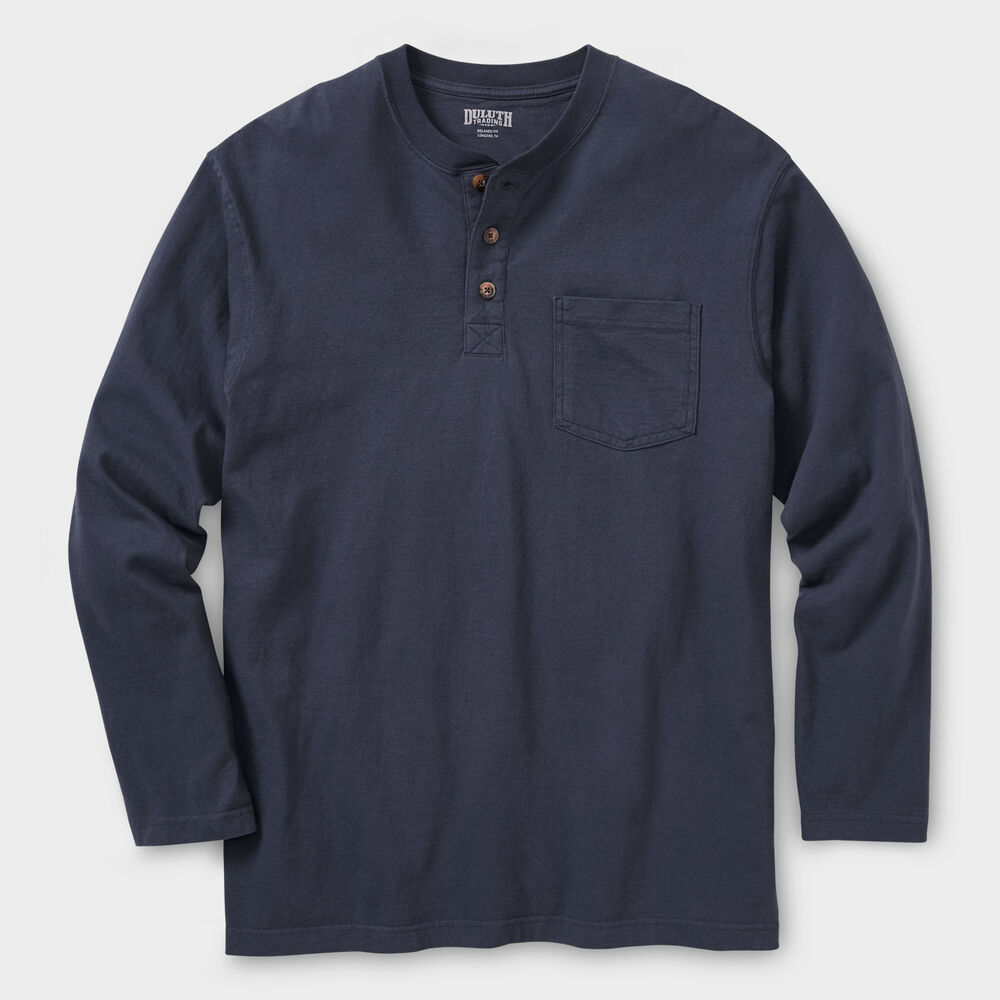 Men's Longtail T Relaxed Fit LS Henley T-Shirt Main Image