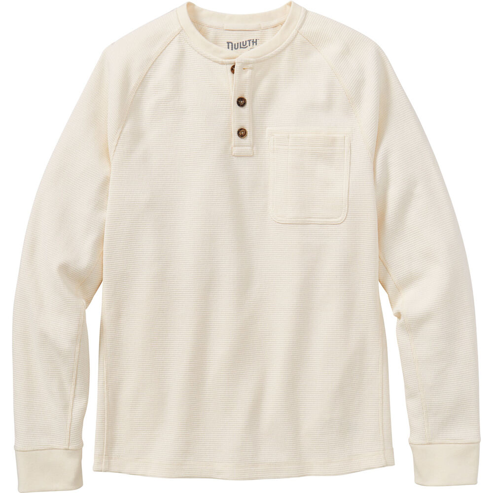 Men's Burly Thermal Standard Fit Henley Main Image