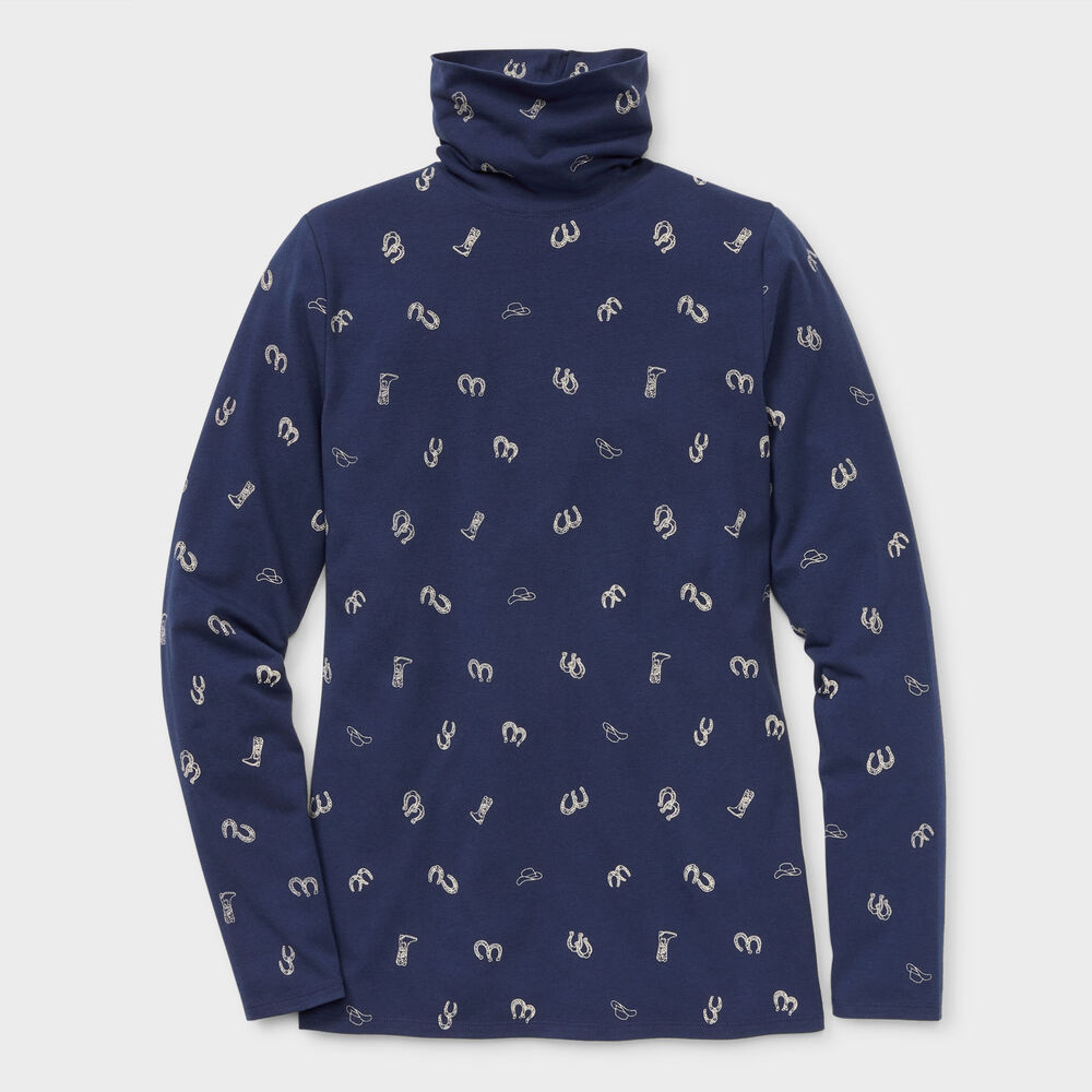 Women's No-Yank Long Sleeve Turtleneck T-Shirt Main Image