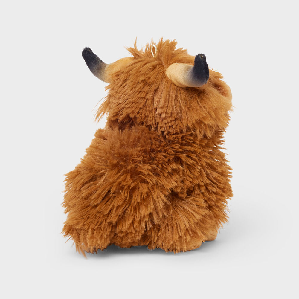 Tall Tails Highland Cow with Squeaker Dog Toy Main Image