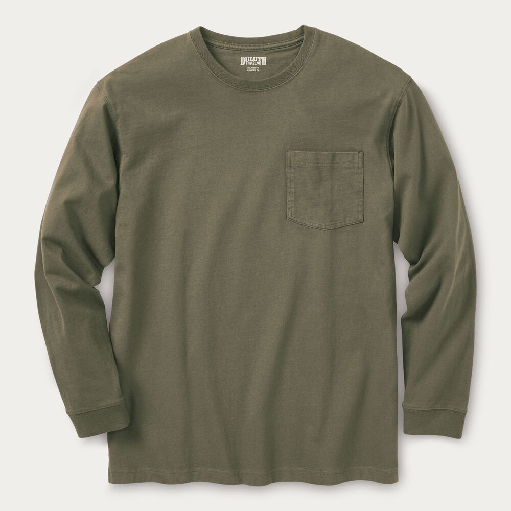 Men's Longtail T Relaxed Fit Long Sleeve Pocket Crew Main Image