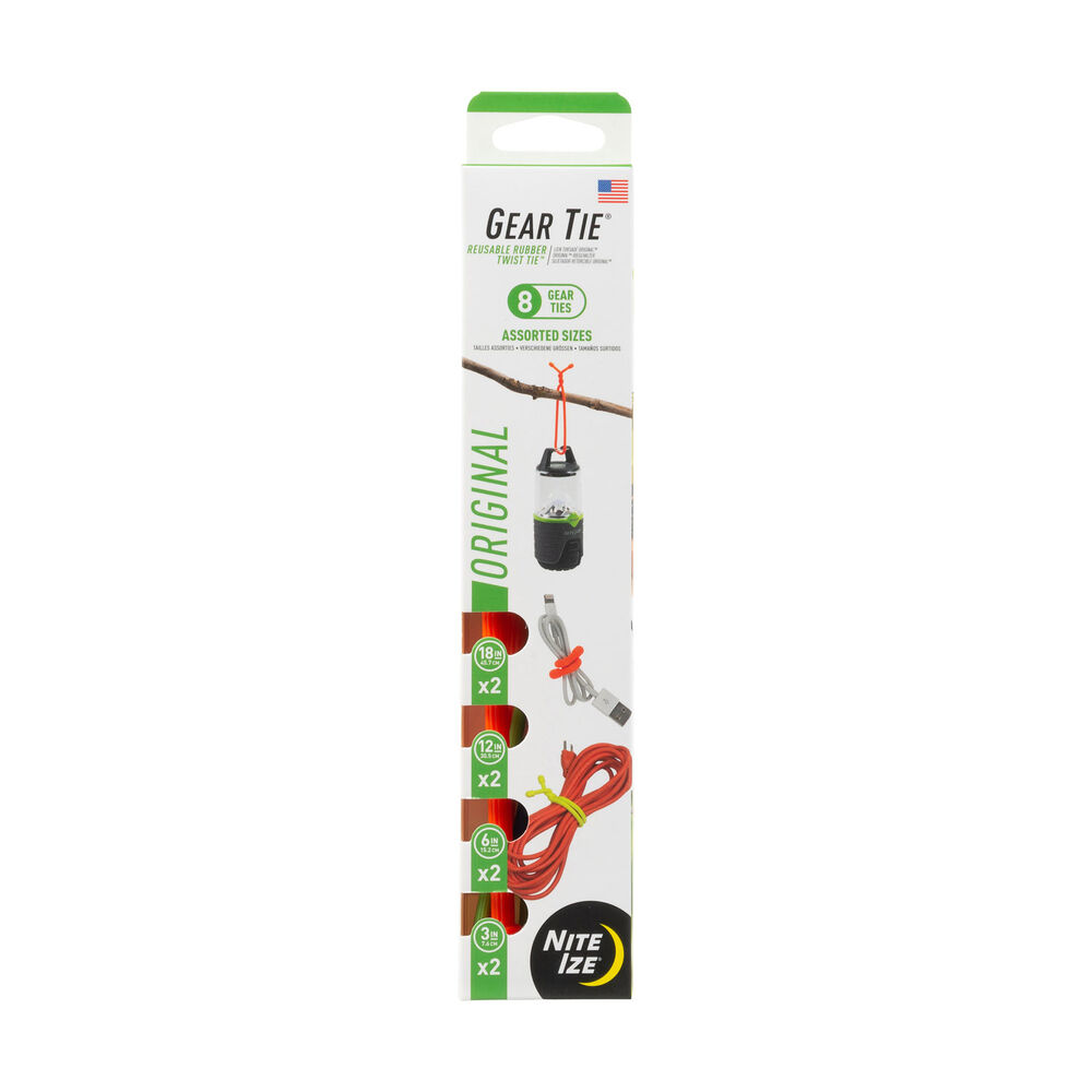 NiteIze Gear Tie Assorted - 8 Pk. AST Main Image
