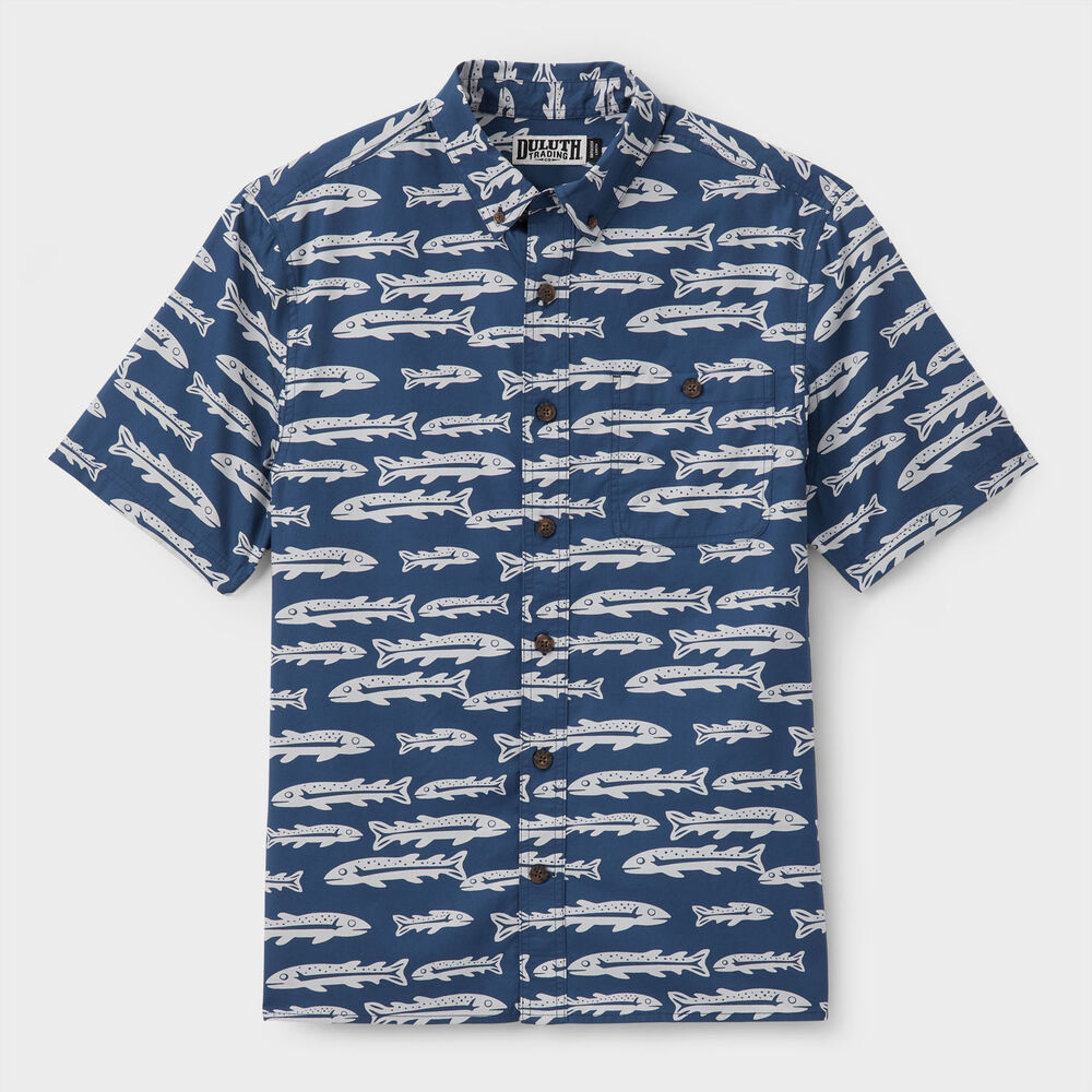 Men's BBQ Standard Fit Short Sleeve Shirt Main Image