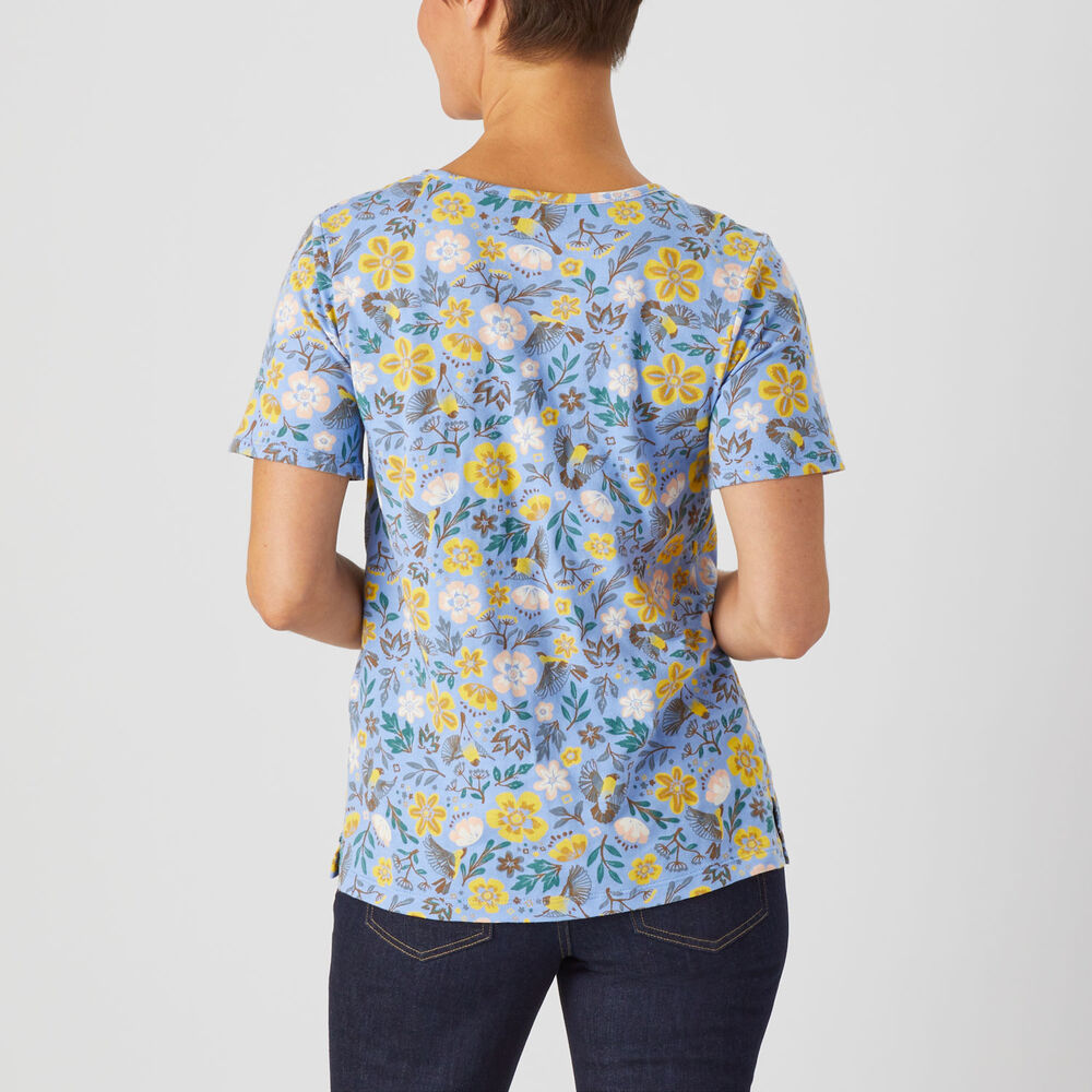 Women's Lightweight Longtail T Smocked Top Main Image