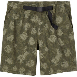 Men's Belted Lightweight Canvas Standard Fit 9" Shorts