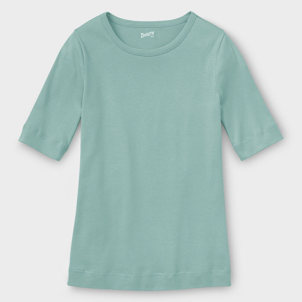 Women's Longtail T Elbow Sleeve Scoopneck Main Image