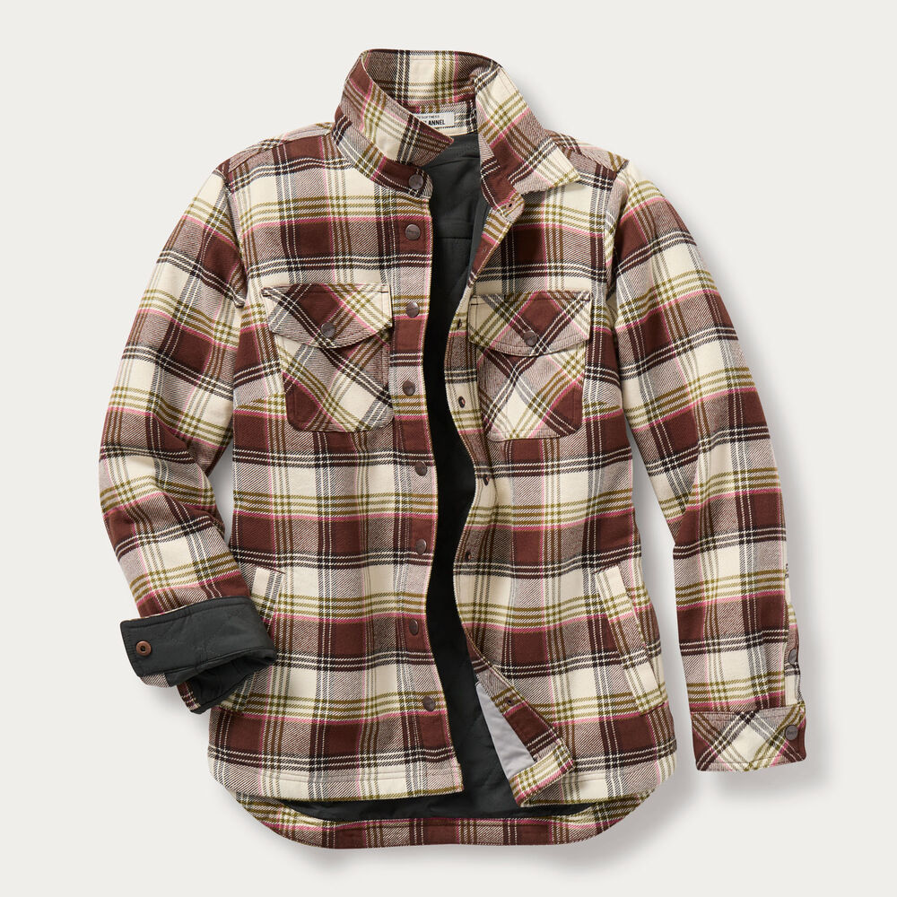 Women's Folklore Flannel Insulated Shirt Jac Main Image