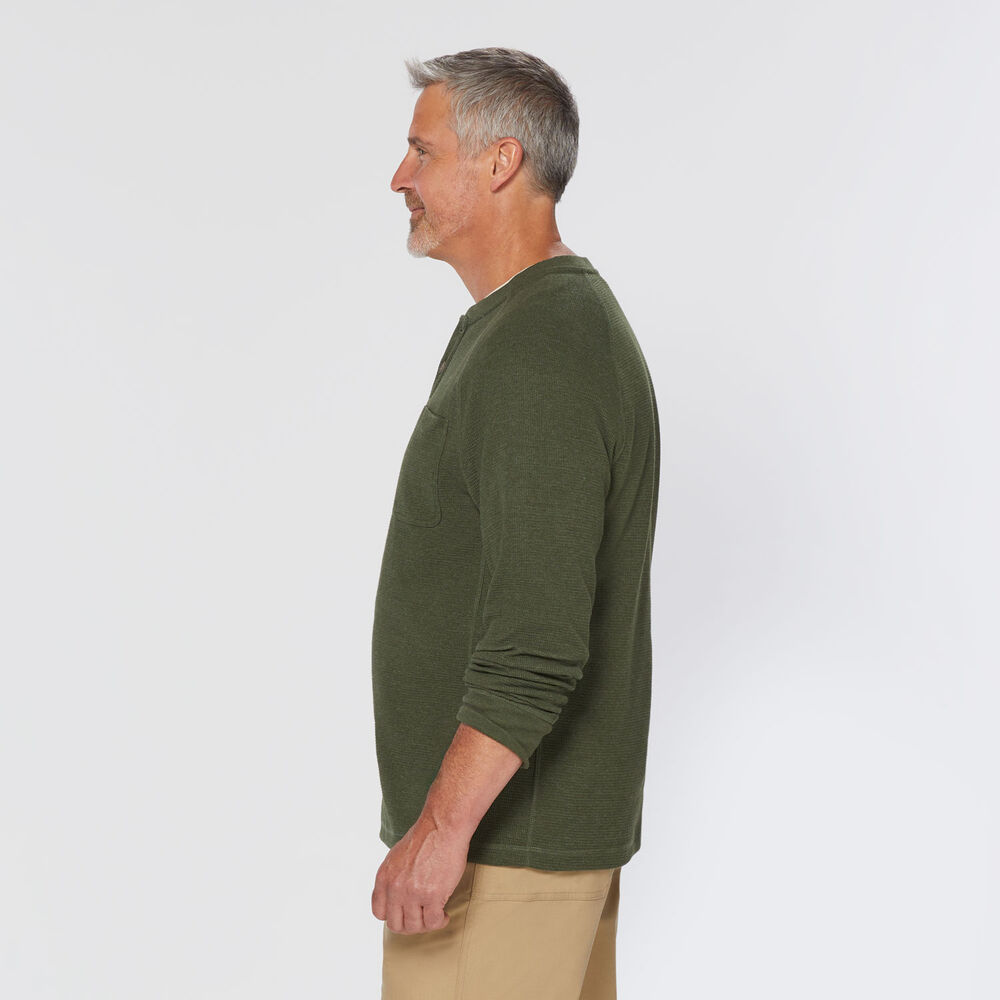 Men's Burly Thermal Standard Fit Henley Main Image