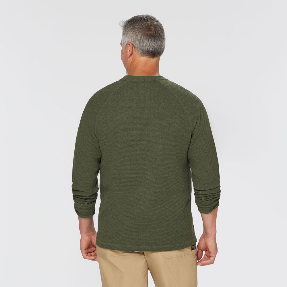 Men's Burly Thermal Standard Fit Henley Main Image