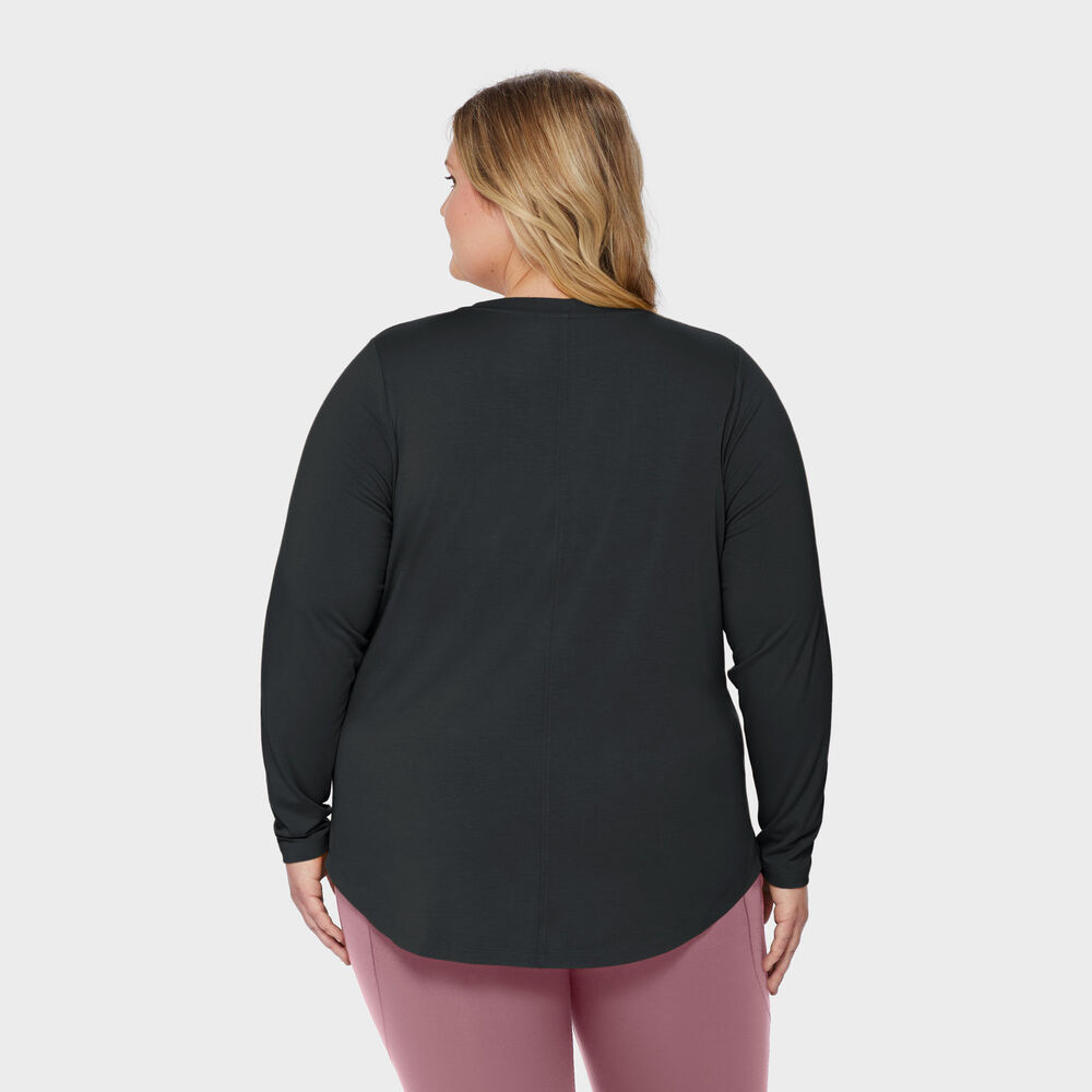 Women's Plus AKHG Renew Bamboo Long Sleeve Tee Main Image