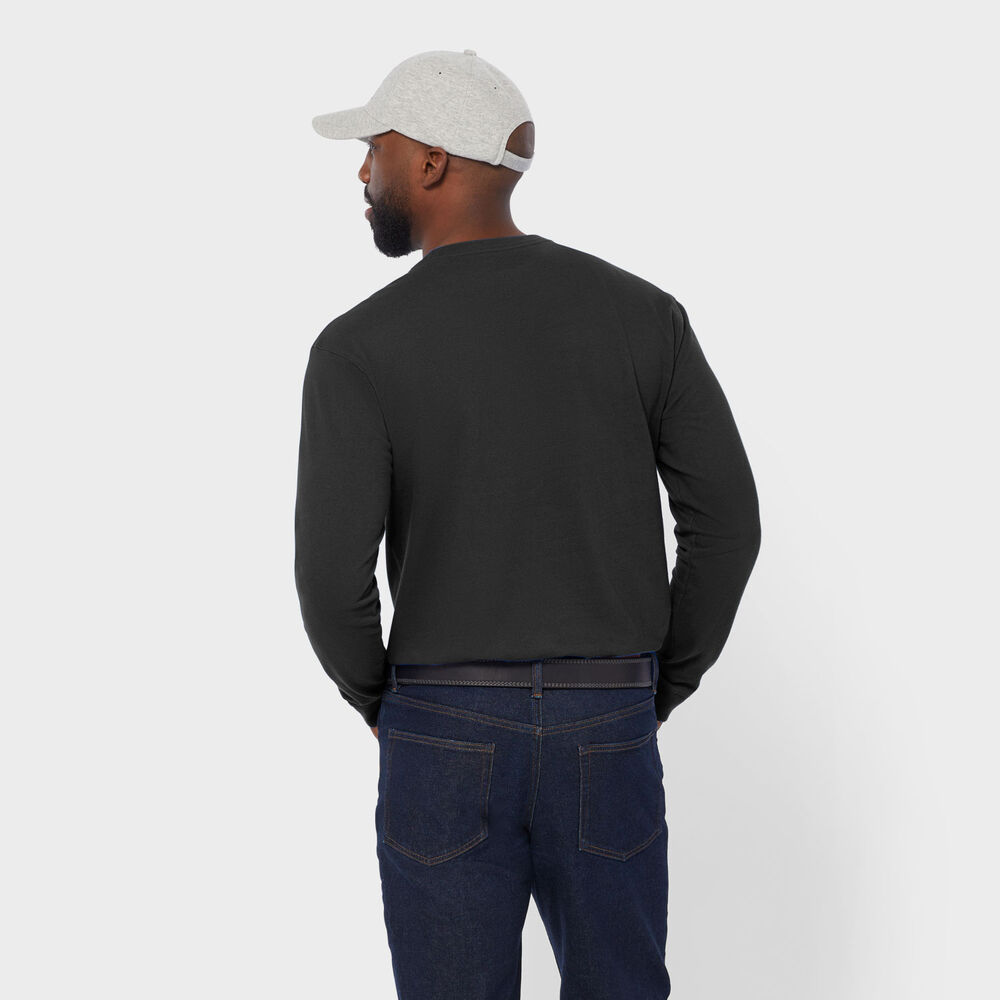 Men's Longtail T Relaxed Fit Long Sleeve Pocket Crew Main Image