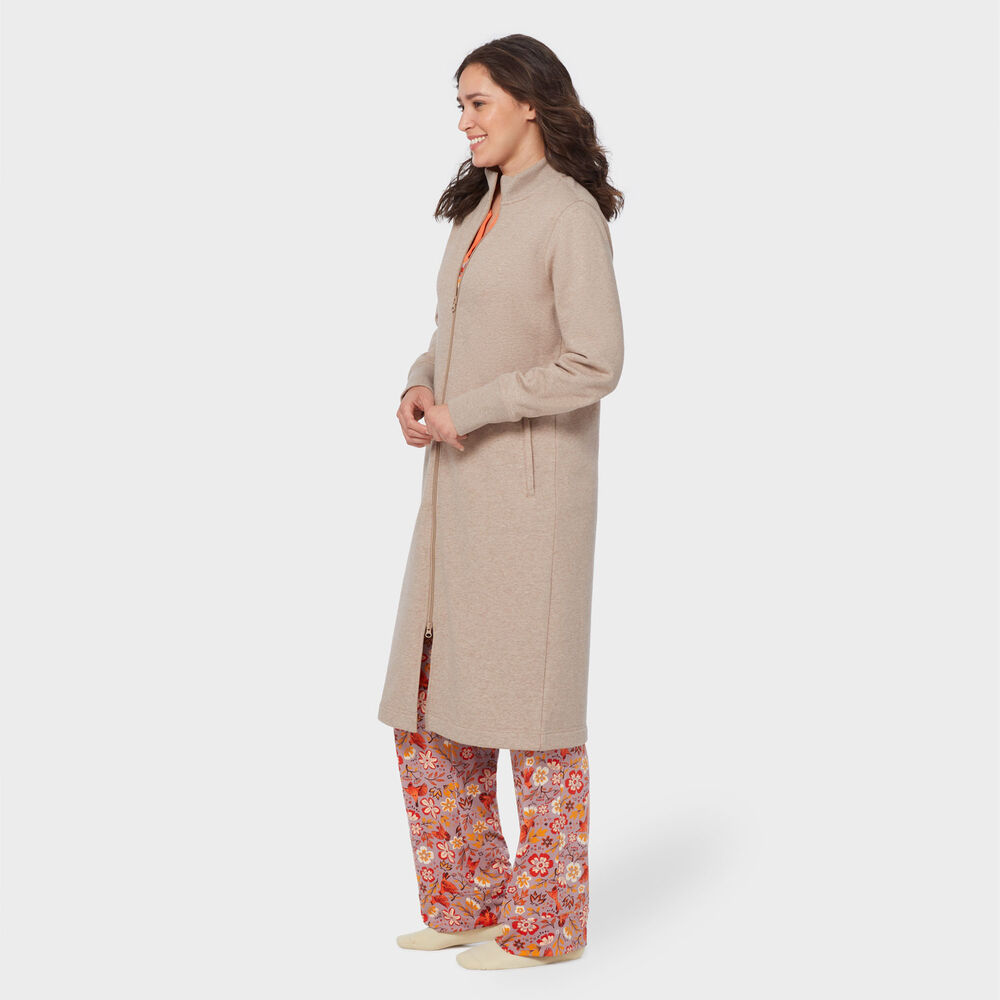 Women's Souped-Up Fleece Zip Up Robe Main Image