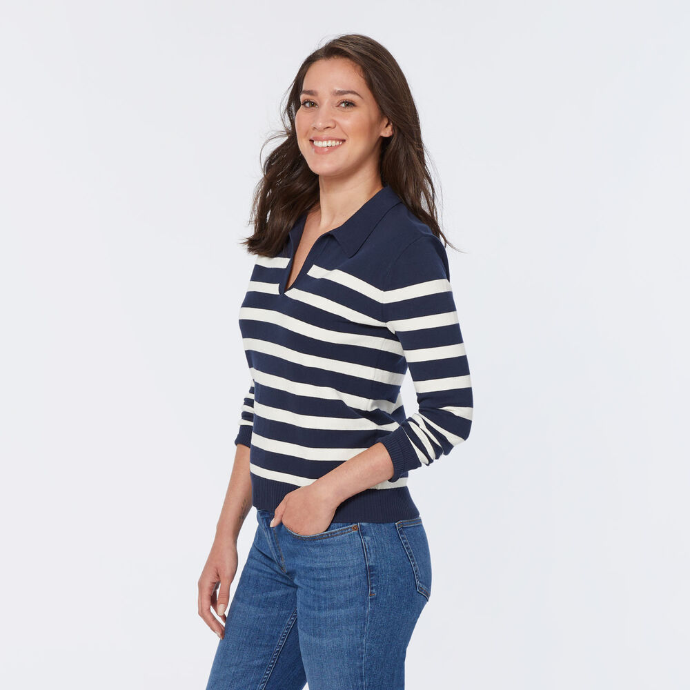 Women's Shiftless Collared Pullover Sweater Main Image