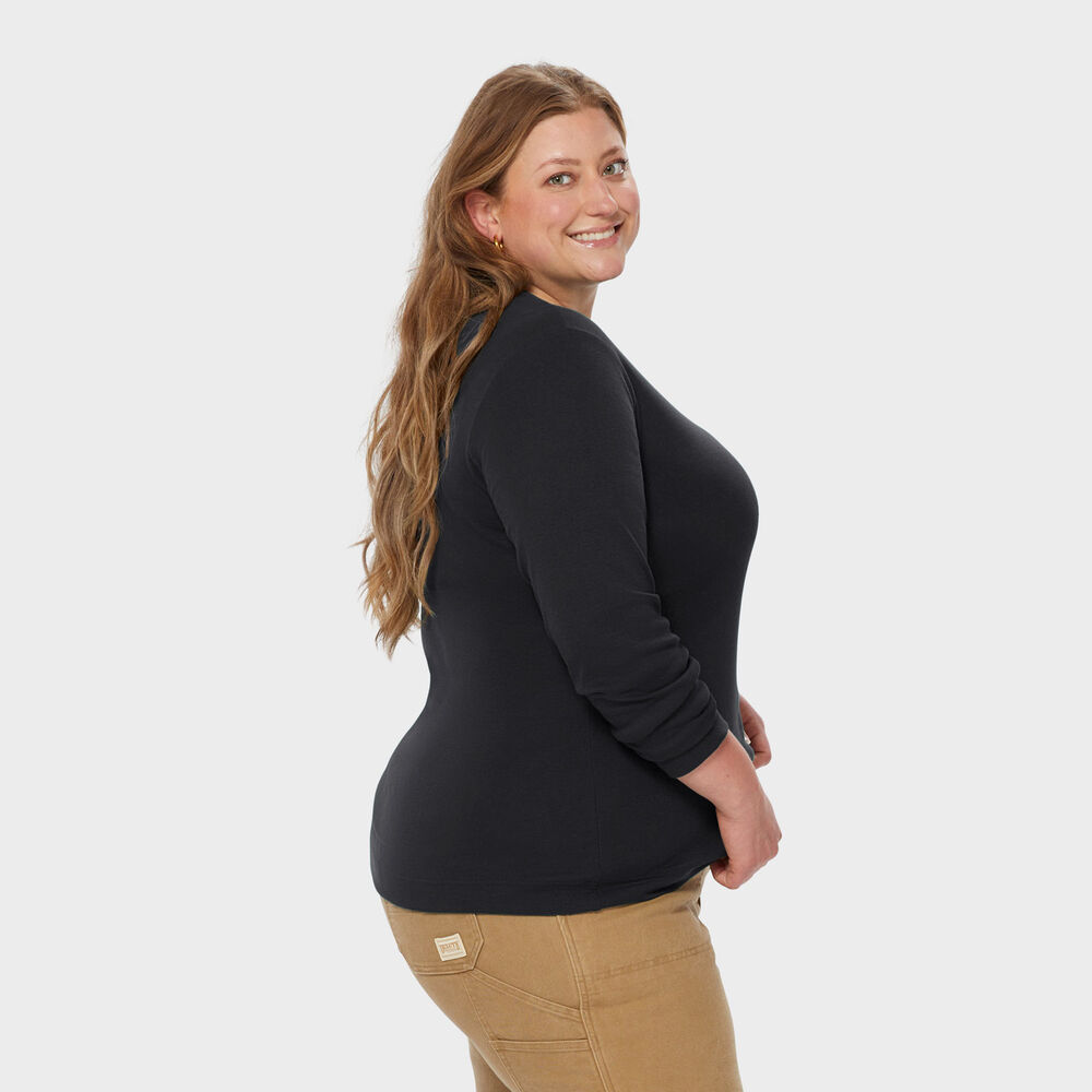 Women's Plus Longtail T Long Sleeve Henley Main Image