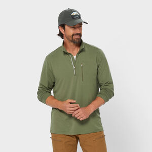 Men's AKHG Renew Bamboo 1/4 Zip Mock