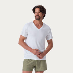 Men's Free Range Organic Cotton V-Neck Undershirt