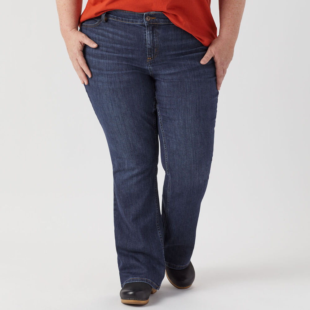 Women's Plus Daily Denim Bootcut Jeans Main Image